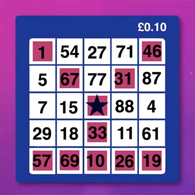 Bingo Ticket online